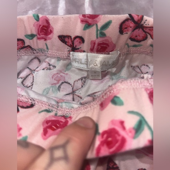 Two piece set butterflies and roses pink - Picture 5 of 5